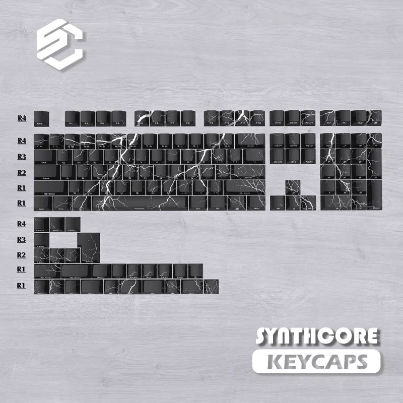 

Lightning2.0High-transparency keycaps, translucent custom mechanical keyboard keycapswooting