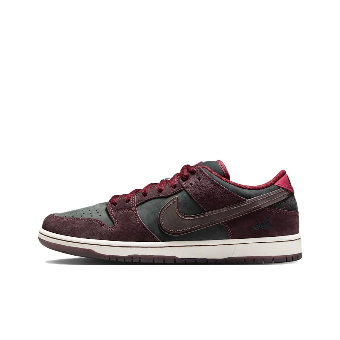 Nike x RIOT Skateshop Dunk SB Chaussures de skateboard basses pour hommes Marron Rouge FZ1289-200