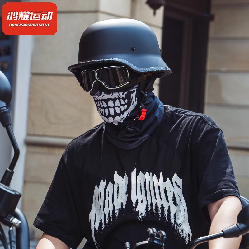 

Vintage Motorcycle Half Face Helmet Capacete De Moto Casco Moto Vintage Motorbike Accessory Capacetes de Moto