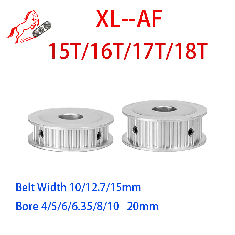 

XL AF 15/16/17/18/19/20 Tooth Timing Pulley Bore 4/5/6/6.35/8/9/10/11/12--20mm Synchronous Wheel For Band Width10/12.7/15mm