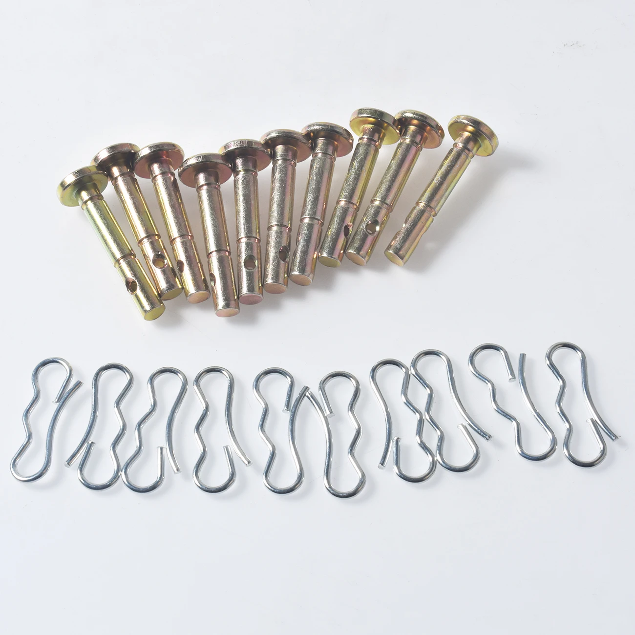 10pcs Snow Thrower Shear Pins Cotter Pins For Cub Cadet 738-04124 714-04040 MTD Snow Thrower