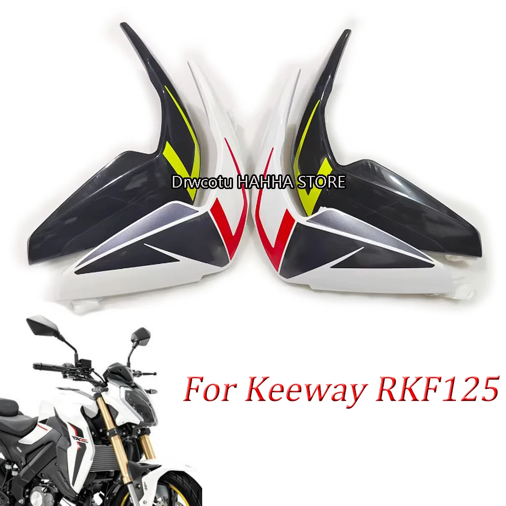 

Motorcycle Front Fuel Tank Guard Fuel Tank Lower Guard Decorative Plate Wing For Keeway RKF125 125RKF Benelli BJ150-31