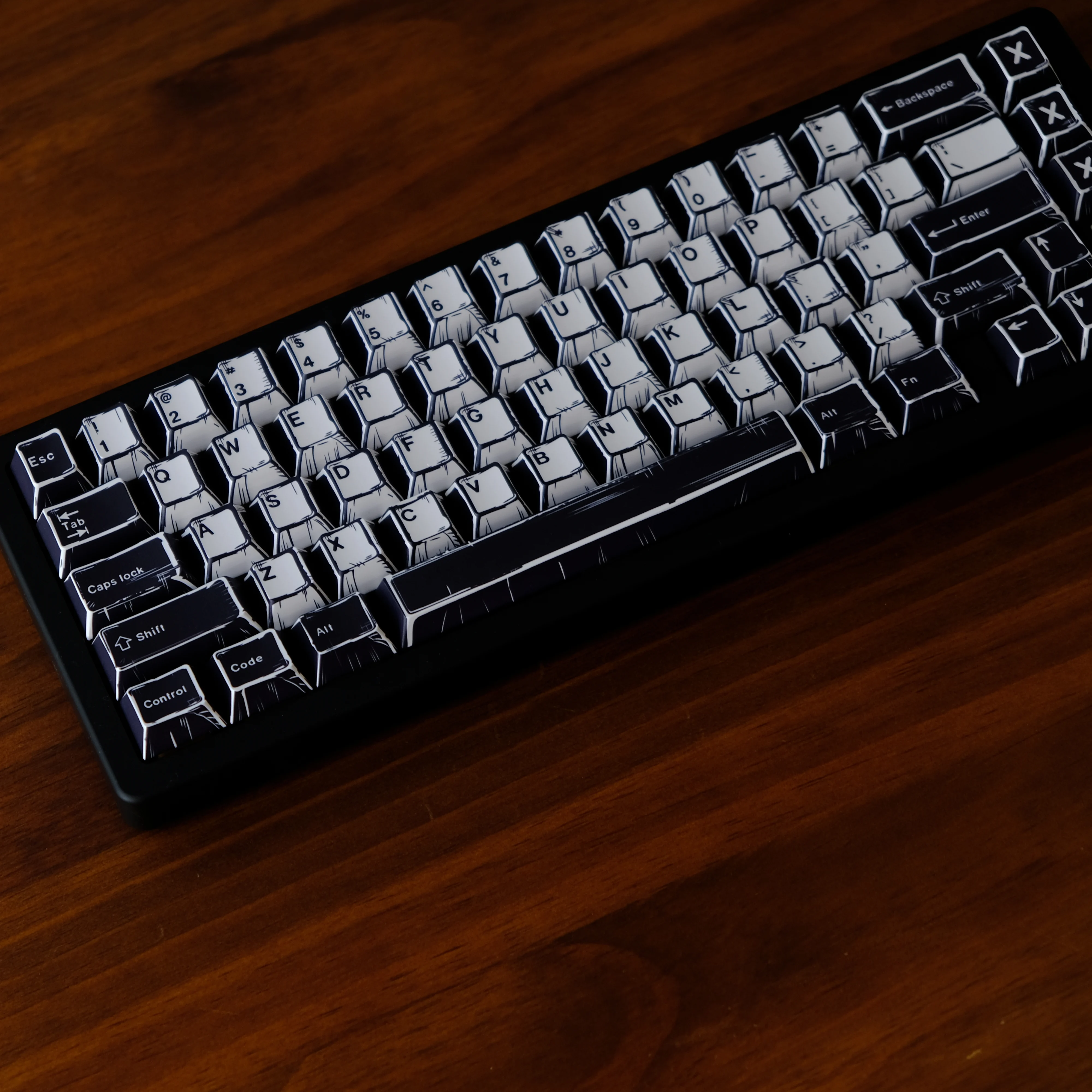 GMK WOB Keycaps การ์ตูนสไตล์โปรไฟล์เชอร์รี่ PBT Dye-Sub 151 คีย์สําหรับคีย์บอร์ด Thicken Keycaps Wooting ISO