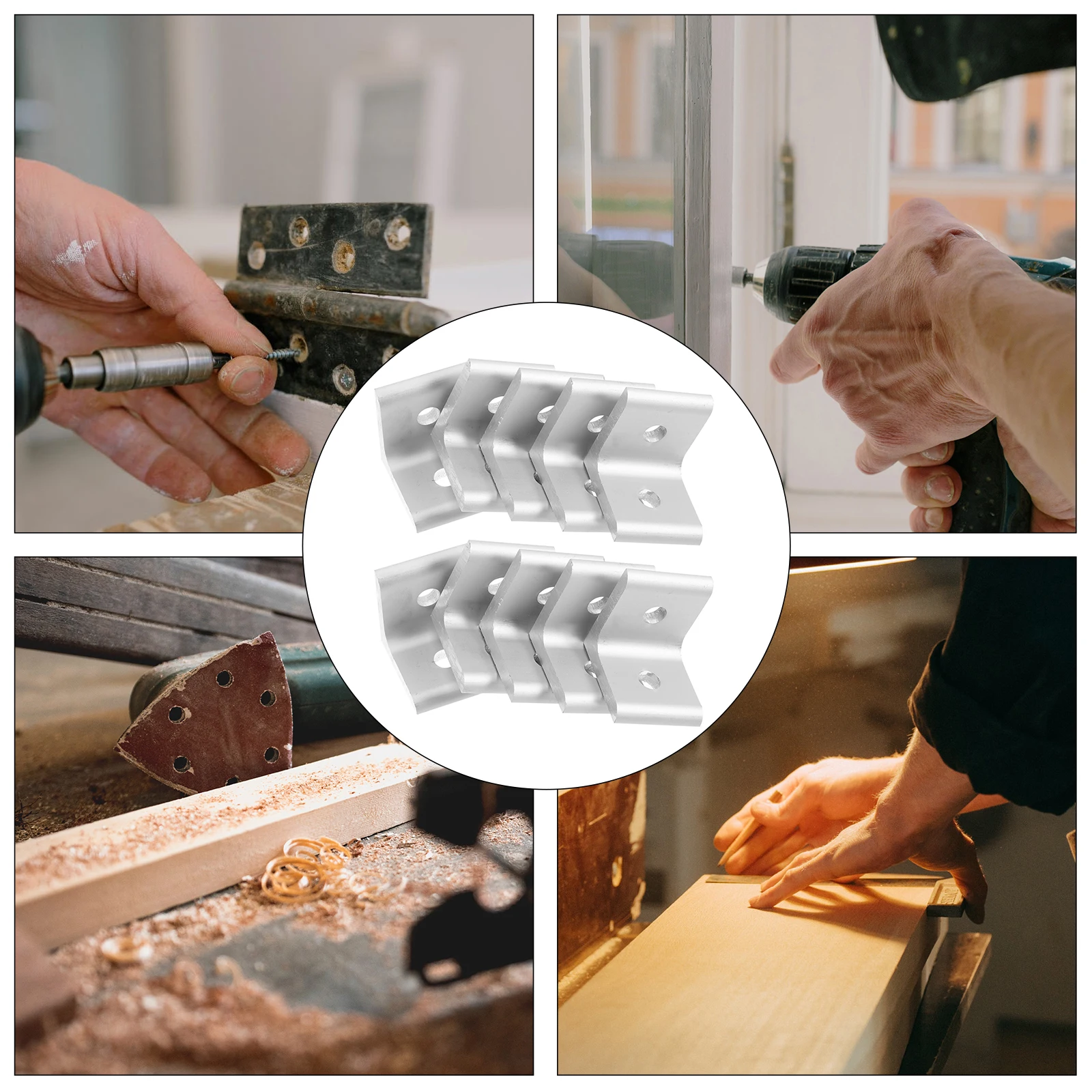 

Aluminum Extrusion Corner Brackets 4040 Series High Hardness Profiles Furniture Alloy Easy Install MultiFunction L