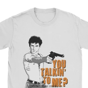 You Talkin ' To Me Tshirts Kaus 3D Kasual Pria Kaus Natal Film Robert De Niro Kaus Natal Kapal Cepat Drop Ship 8 pengemudi taksi penjualan terbaik - №
