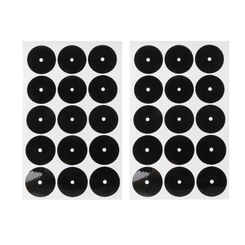Q39E Pool Table Marker Pool Table Black Marking Spots Marker Billiard Point Sticker Snooker Spots Set for Billiards Practice