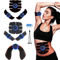 Estimulador muscular EMS recargable por USB, terapia de masaje eléctrico, alivio del dolor, meridiano Digital, masajeador de cuerpo completo, Fitness