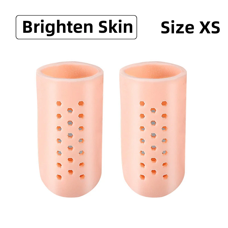 2Pcs=1Pair Foot Care Tool Silicone Fingers Separators Stretchers Toe Tube Corns Blisters Protector Gel Bunion Protection Spacers