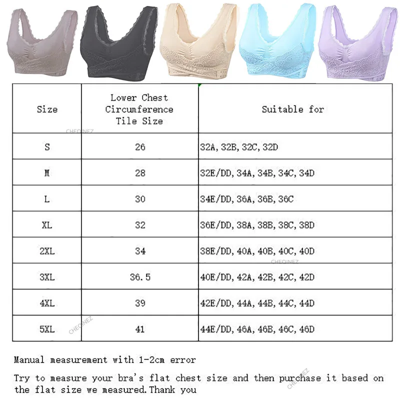 5XL reggiseno sportivo per donna Push Up Bralette donna pizzo biancheria intima Sexy sottile croce antiurto Yoga reggiseni Plus Size Lingeries Ladies