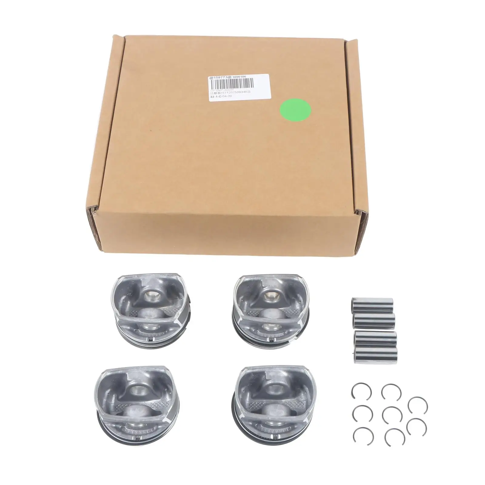 4x N12 N16 Engine Piston & Ring Kit 11257589348 77mm STD Set Fit MINI R55 R56 R57 R58 R60 Cooper Countryman Paceman 2006-2016
