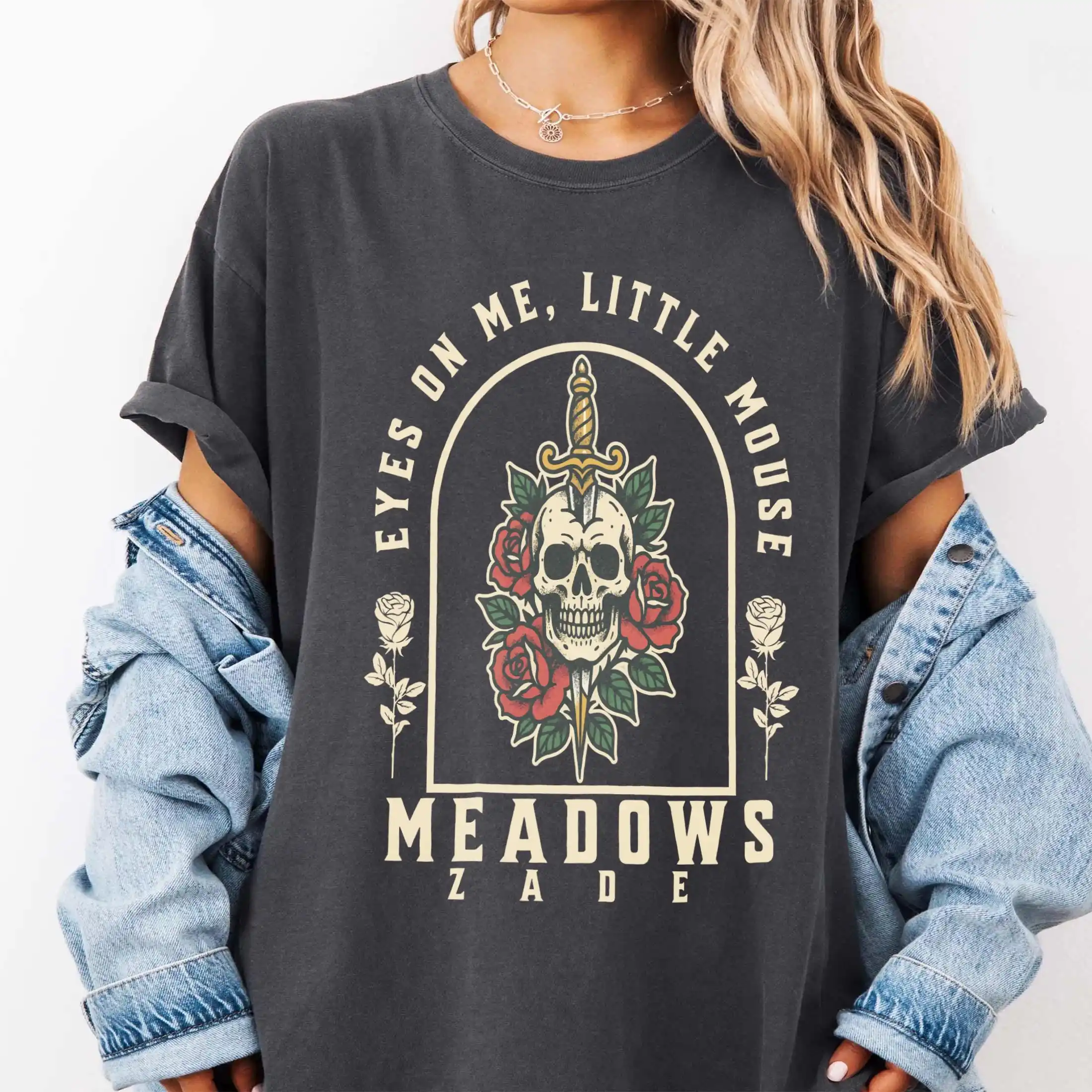 Zade Meadows Smut Shirt, Haunting Adeline Tee, Spicy Book Lover Gift, Dark Romance Bookish Merch, Run Little Mouse