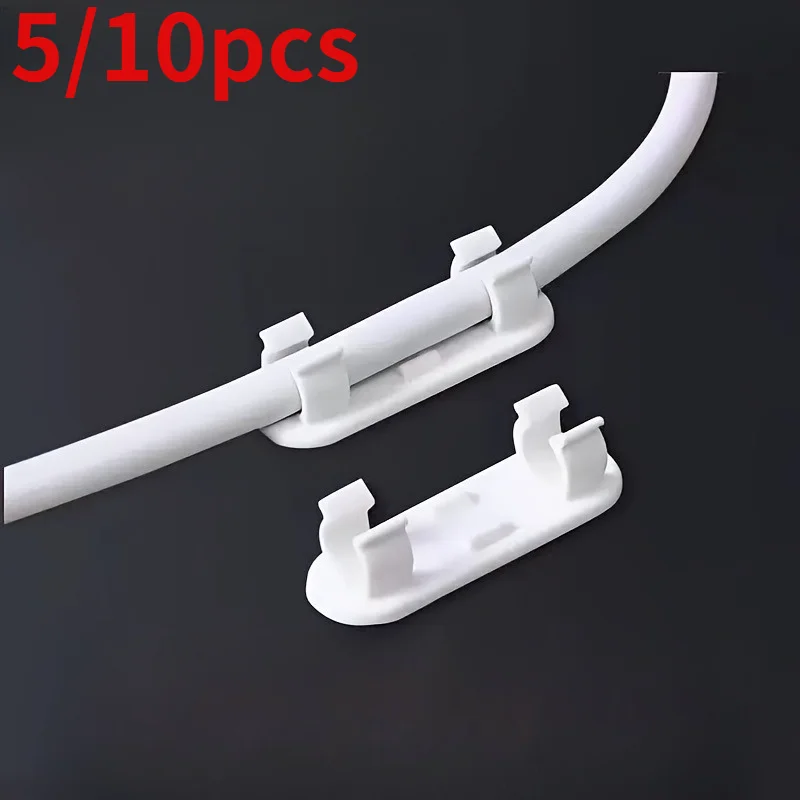 5/10pcs Adjustable Cable Clips,Sticky Wire Organizers for TV,PC,Under Desk Wall Cord Management for Home Office.cable management