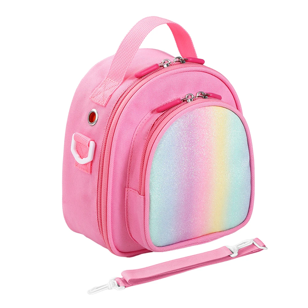 Carrying Case for Yoto Mini (2024 Edition) Storage Bag with Shoulder Strap Hold Up To 30 Cards Hard Holder Case for Audio Player