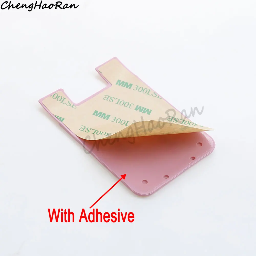 1 шт. мягкий силиконовый чехол для мобильного телефона с задним карманом, однослойный держатель для карт, нескользящий чехол для мобильного телефона, клейкий держатель для карт, кошелек