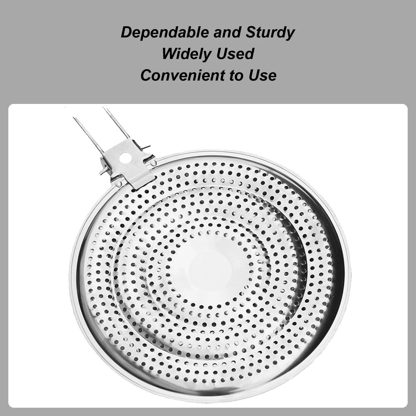 Stainless Steel Heat Diffuser For Stove Multipurpose Stove Flame Guard Simmer Plate Wear-resistant Kitchen Gadget User Friendly