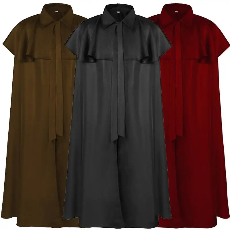 

loween Death God Robe Medieval Ghost Costume Performance Masked Ball Outfit with Hat Stage Costume Ladies' Faion