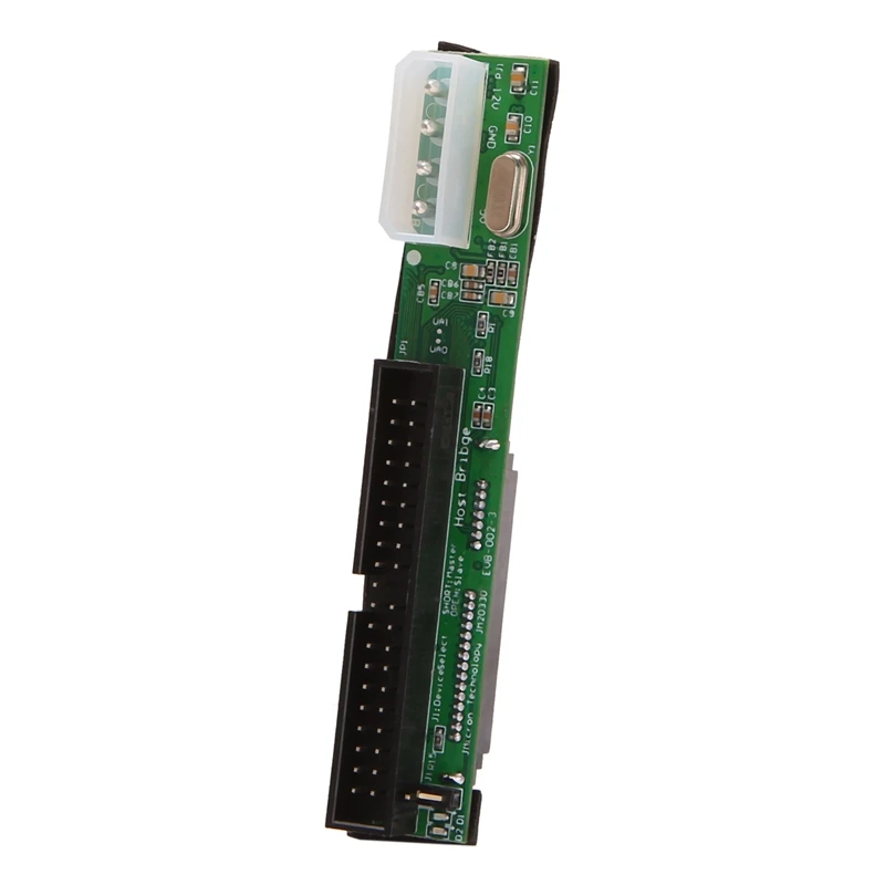 Top-7+15Pin 2.5 Sata Female To 3.5 Inch Ide Sata To Ide Adapter Converter Male 40 Pin Port For Ata 133 100 Hdd Cd Dvd Serial