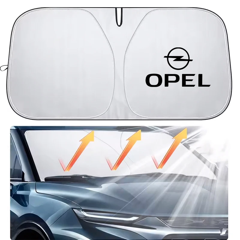Car Windshield SunShade Cover Tools For Opel Corsa D Astra Insignia Mokka Adam Combo Vauxhall Cascada Signum DX Meriva Junior