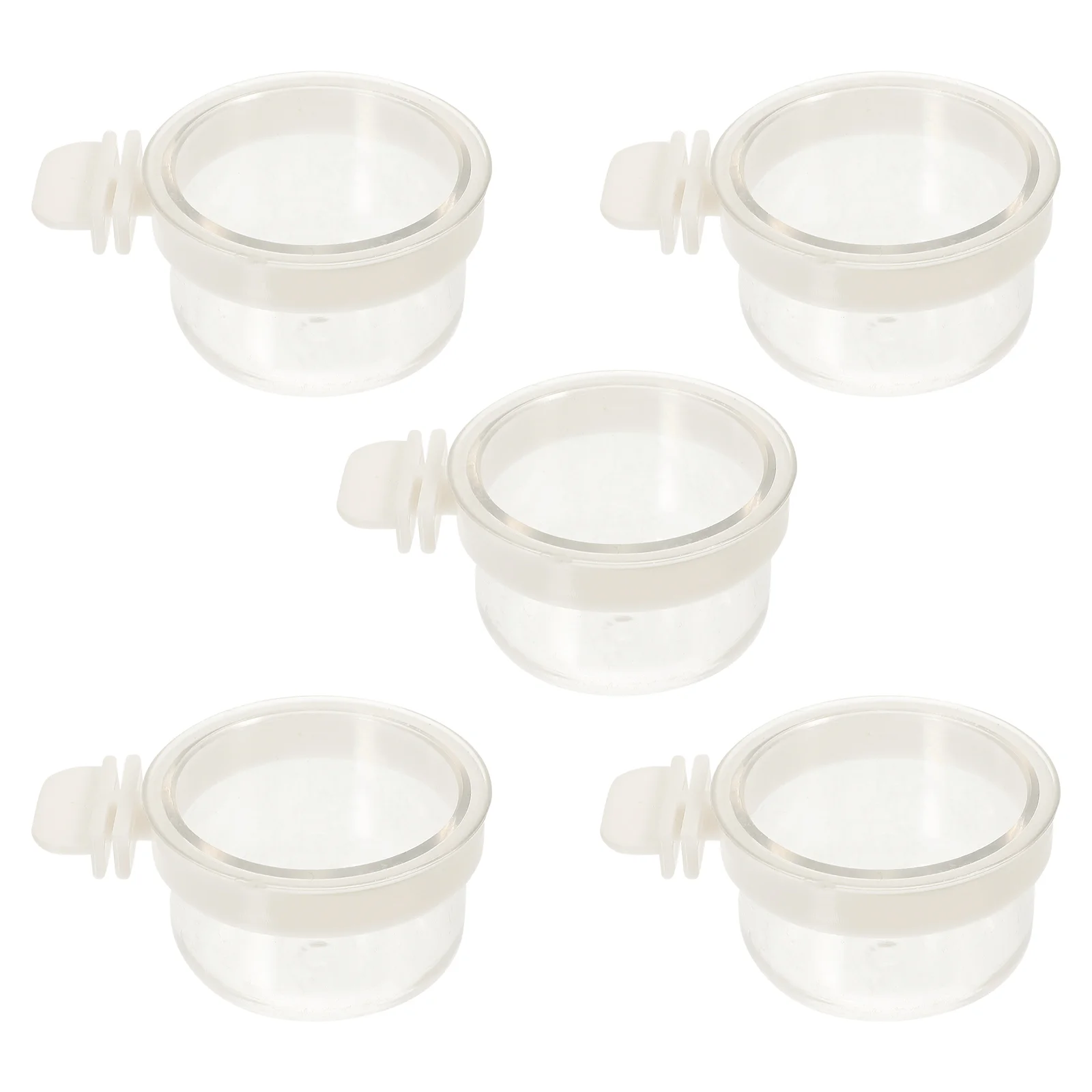 

Parrot Feeding Box Hanging Bowl Water Household Food Bird Accessory Cage Transparent Feeder Acrylic Feeders
