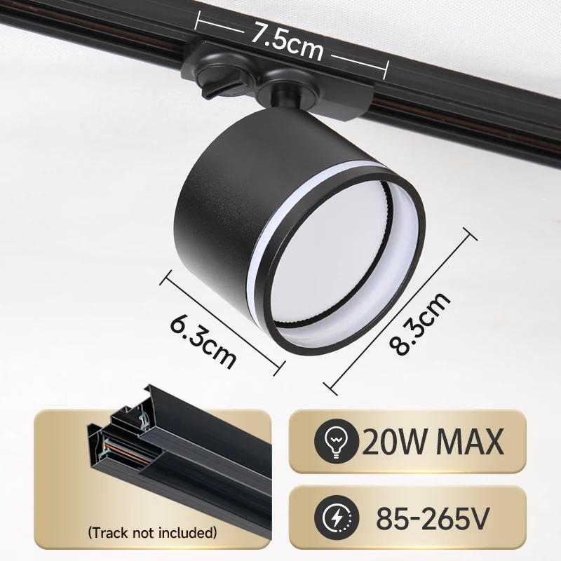 Led Spot GX53 Ceiling Lamp Indoor Decor Track Light Rotatable Spotlight For Living Room Bedroom Store Chandelier LED Spot Lights