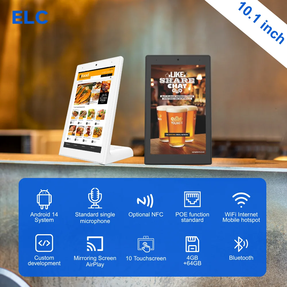 WL1039T 10.1inch RK3576S 3TOPS Nfc Tablet 4+64GB Android14 5MP Camera Poe Android Tablet OPEN APK view 4