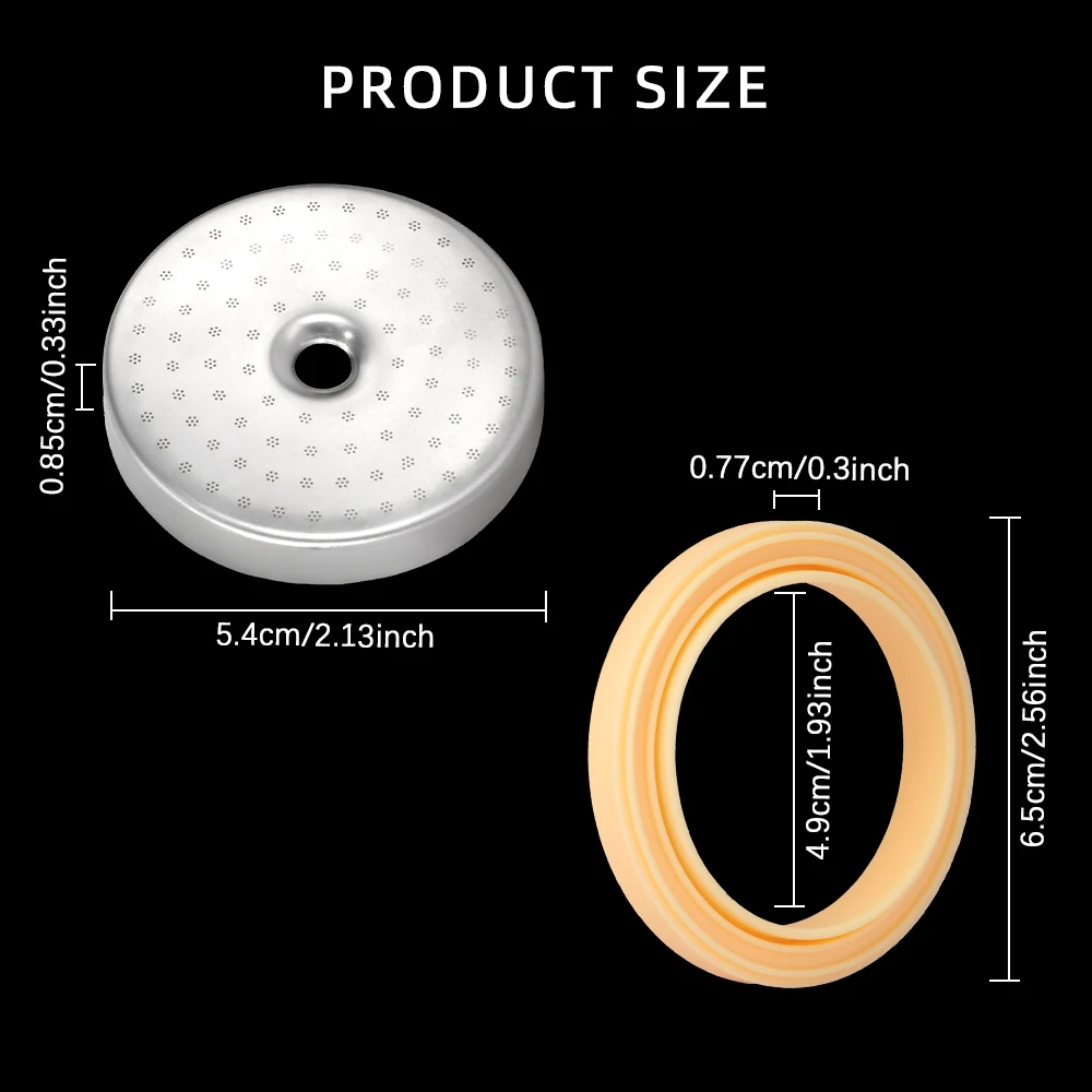 54mm Shower Screen Seal Gasket Compatible with Breville Express Bambino Plus Barista Touch Infuser Models image 2