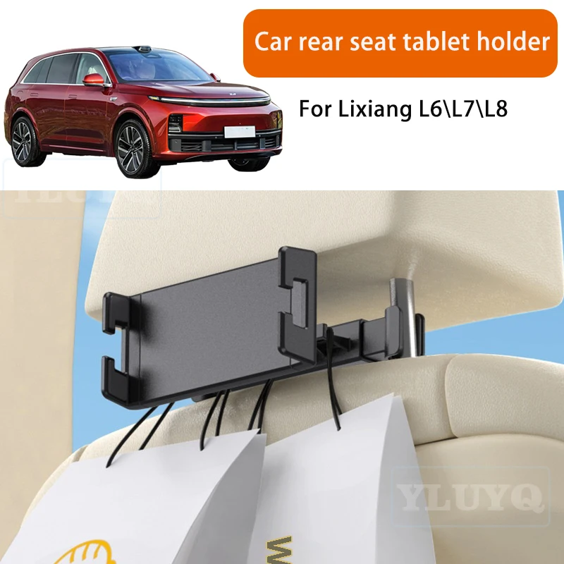 

For LIXIANG L6\L7\L8\L9 Car Tablet Holder Rear Seat Phone Mount Rotatable Car-Specific Modification Accessory
