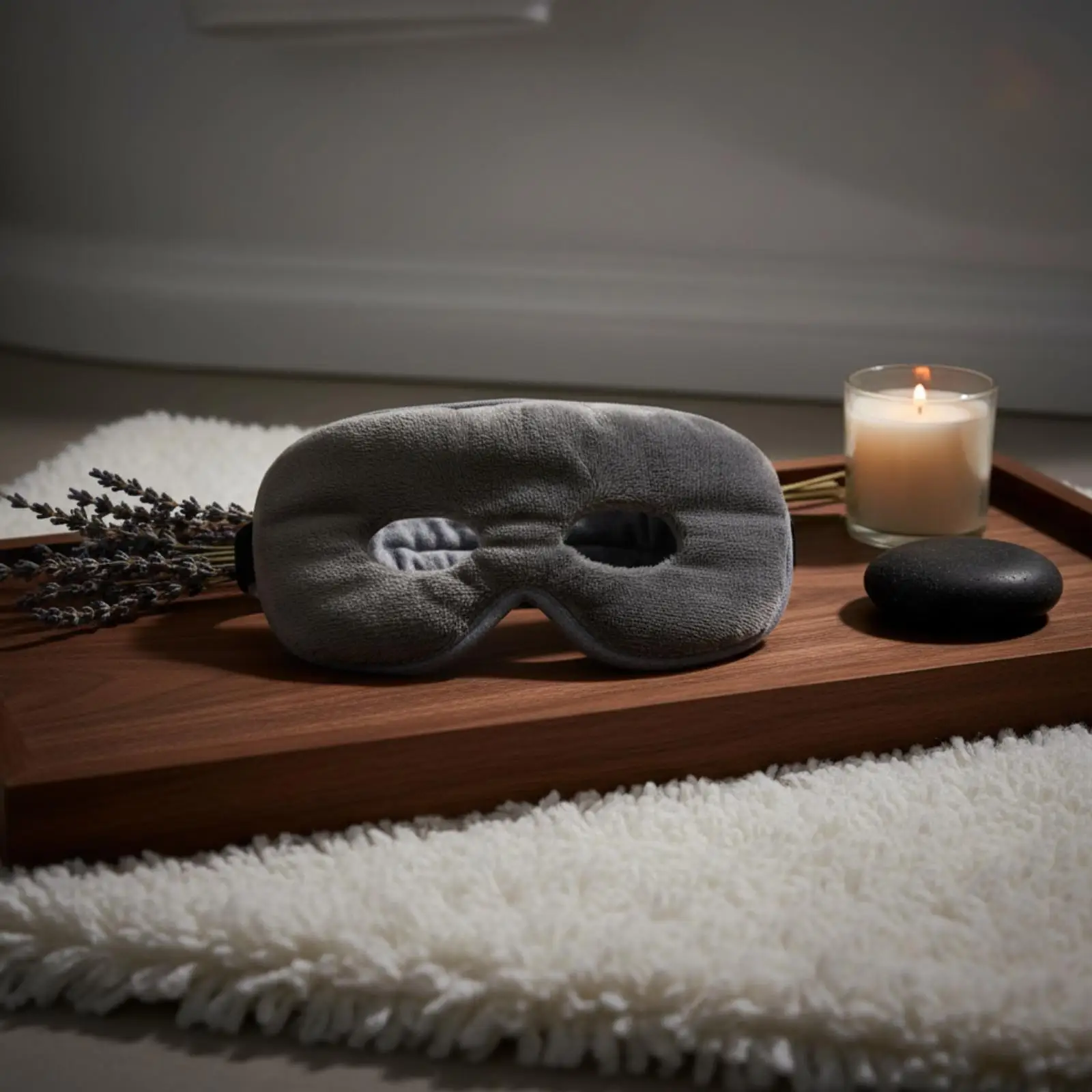 USB Cotton Heated Sleep Mask Adjustable Temperature Breathable Sleep Cover for Relaxing Eyes Night Travel - view 4