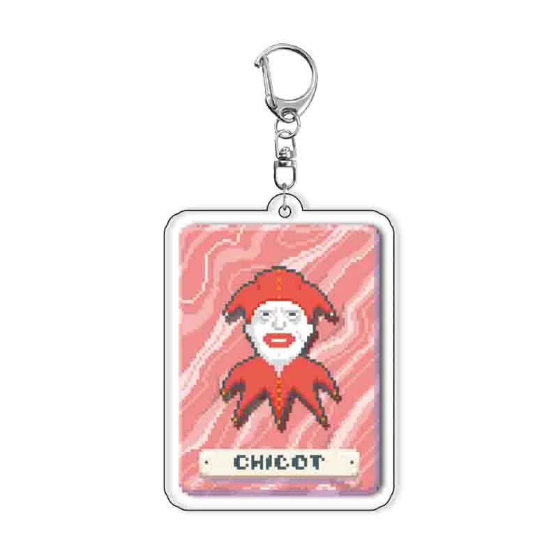 Balatro Joker Acrylic Fun Keychain Game Related Products Girls Gift Key Chain Bag Charms Souvenir Creative Cute Pendant Jewelry