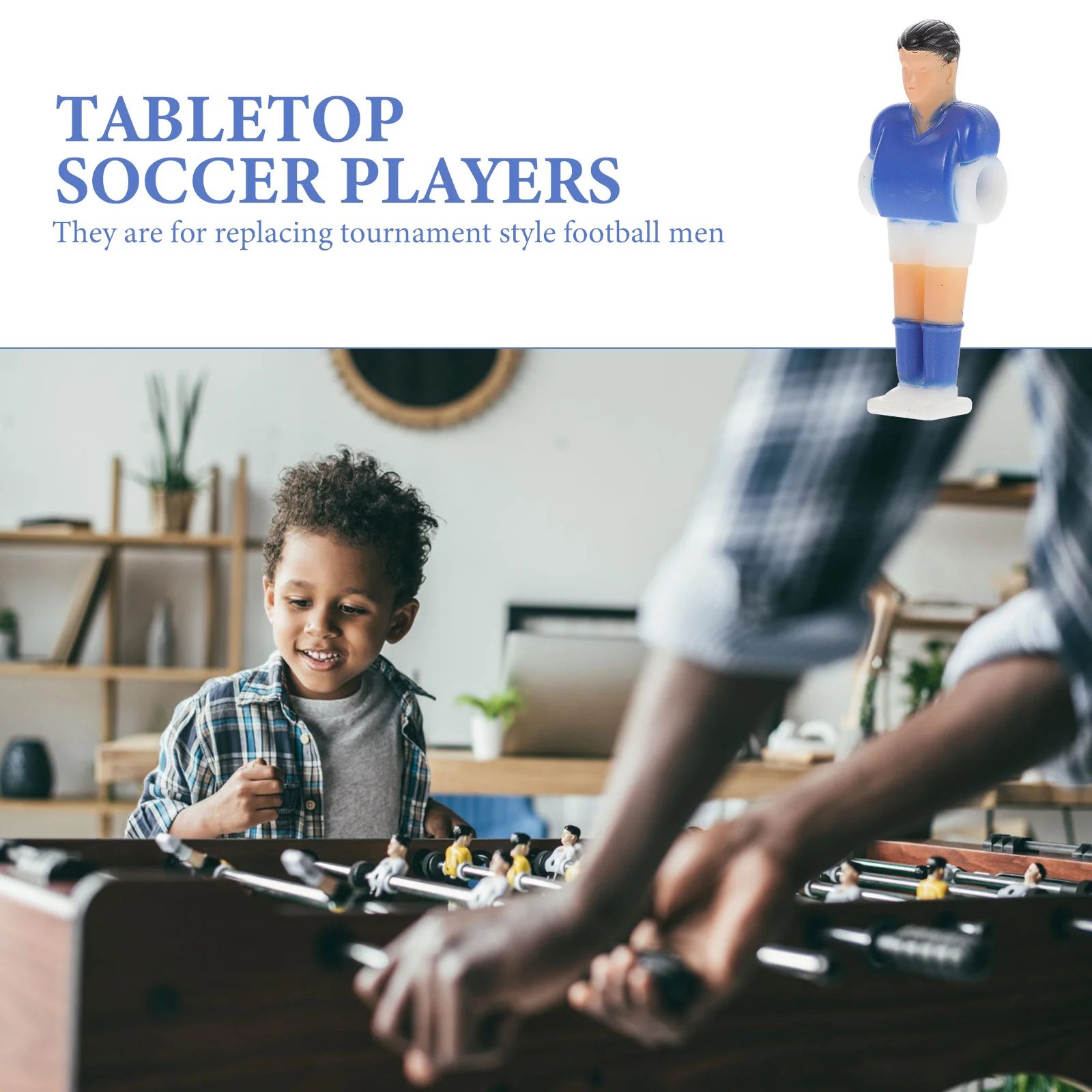 11 Pcs Puppet Football Machine Player Soccer Table Plastic Puppets Tabletop Players