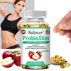 Organic Apple Cider Vinegar Capsules Healthy Weight Management, Digestion, Detoxification and Immunity Relieve Gas and Bloating