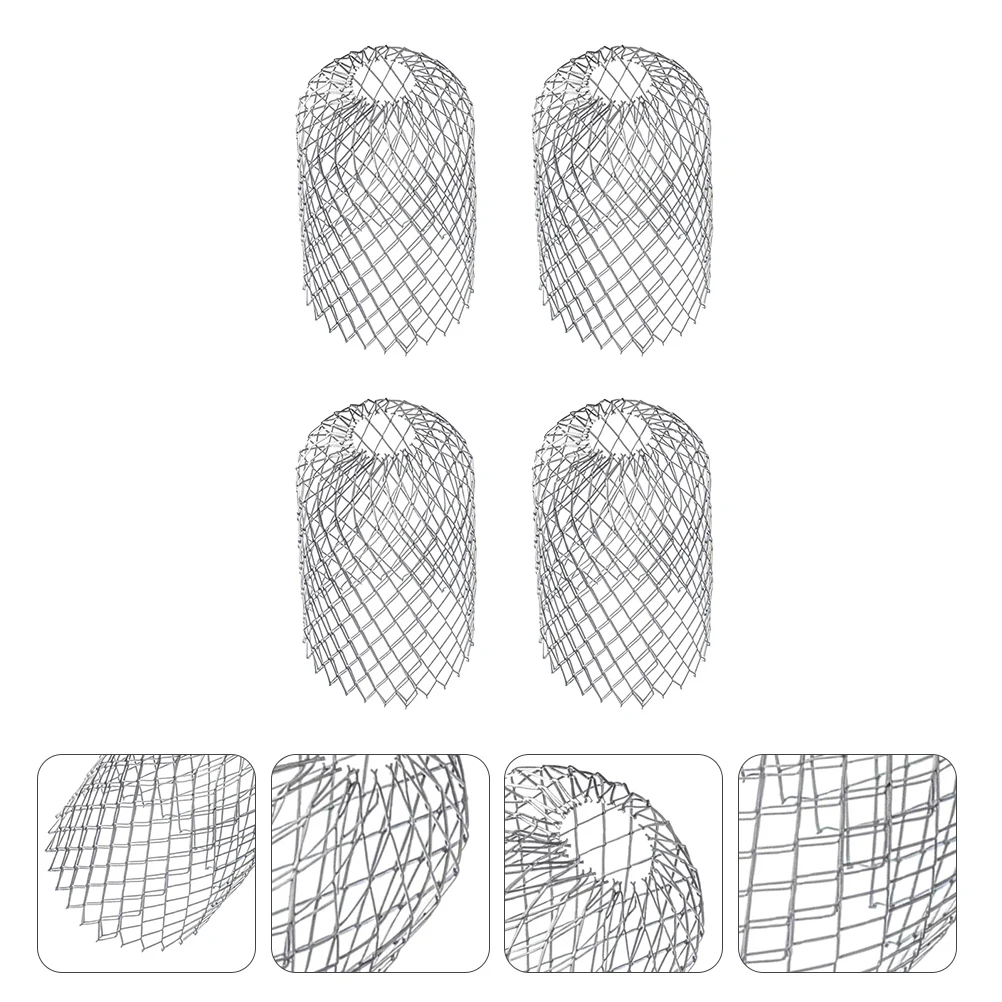 

4pcs Aluminum Gutter Strainer Leaf Filters Heavy Duty Waterproof Non Corrosive Easy Installation Screen Guards Mesh Leaf Guards