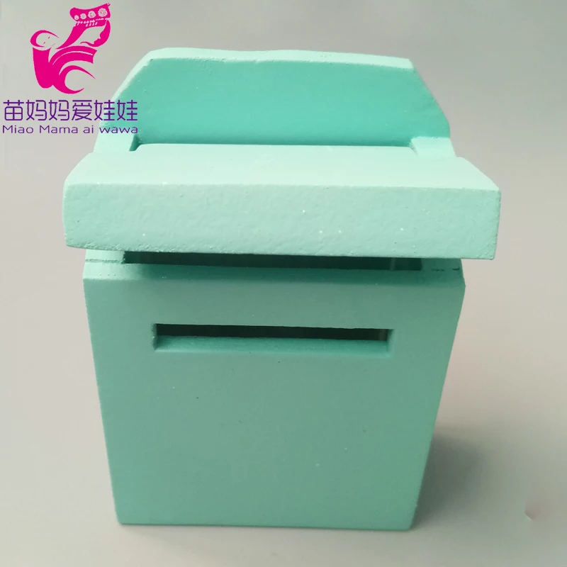 1:12 Doll house mini furniture wooden post box charm mail box for ob11 1:8 bjd house accessories