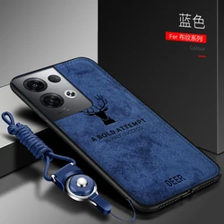 For Xiaomi POCO F6 Pro Case Soft Silicone+Hard fabric Deer Slim Protective Back Cover Case For Xiaomi POCO F6 F6Pro Phone Shell
