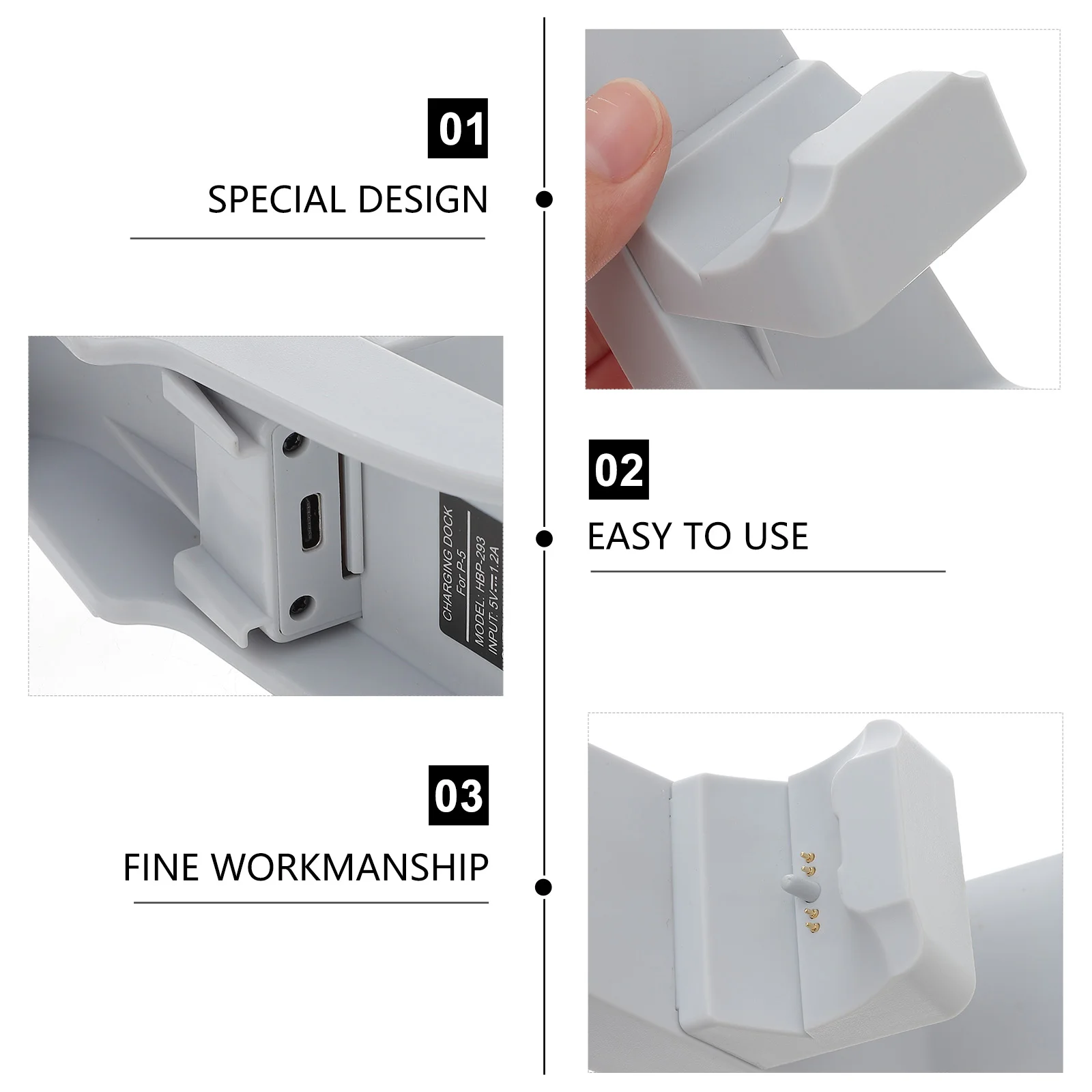 

Suspendable Game Controller Charging Stand Hangable Base For Durable Abs Material Headphone Hook Fast Charging Station