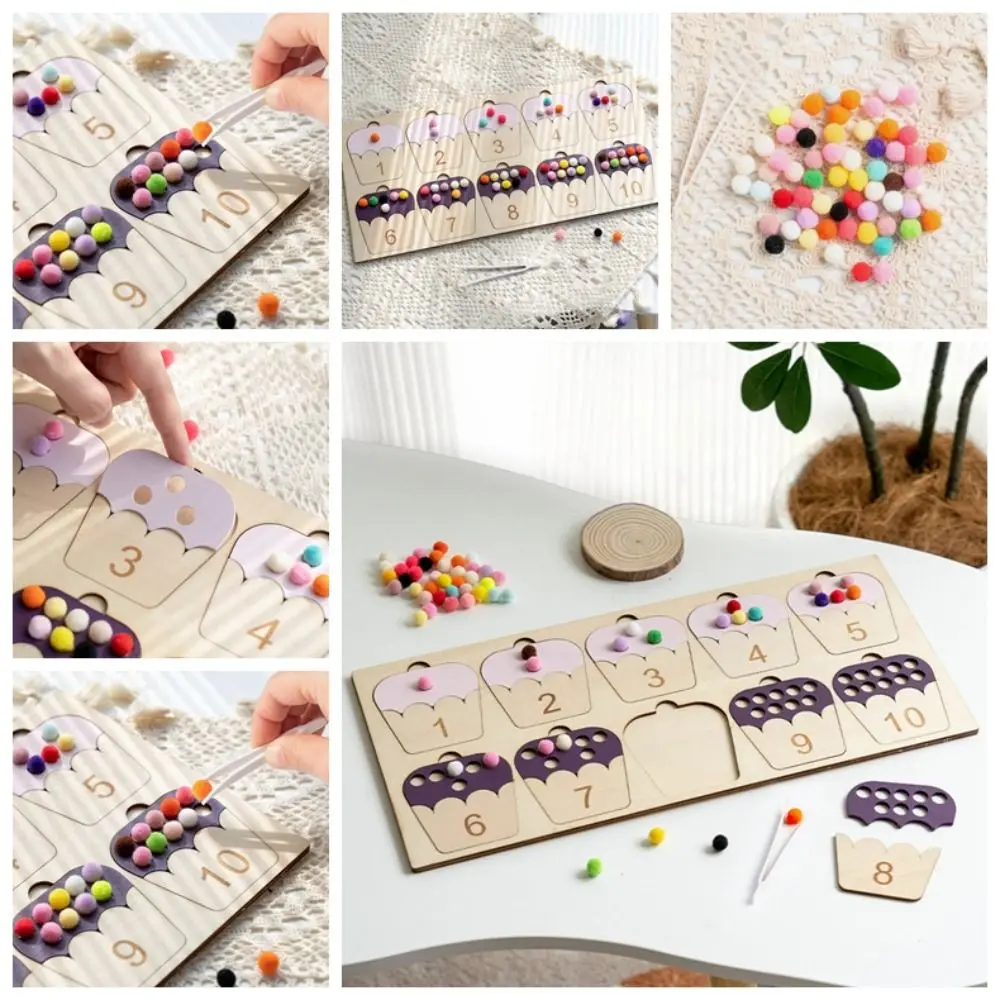 나무 나무 위치 게임 몬테소리 교육 어린이 집중력 훈련 장난감 재미 있은 다채로운 색상 정렬 게임