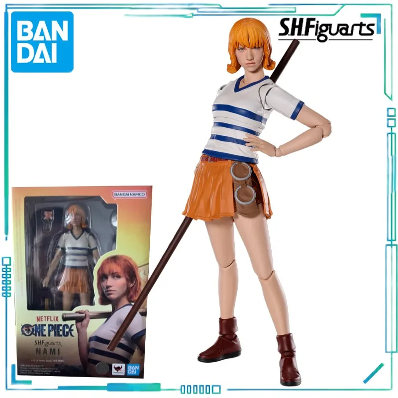 بانداي حقيقية S. H. Figuarts سلسلة قطعة واحدة سلسلة قطعة واحدة Netflix نسخة حية RORONOA ZORO، MONKEY D LUFFY، نموذج نامي #2