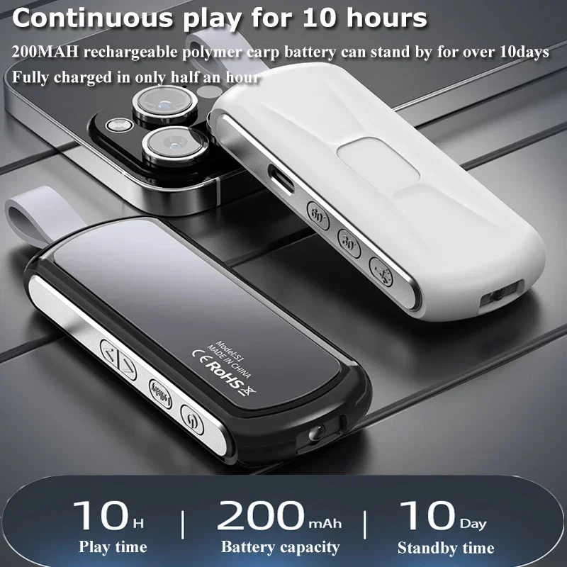 Portable Mini Bluetooth Sleep Speaker, Bedside Sleep Soundbox Relieves Stress Relaxing Mood, Soothes Infants with Natural Sounds