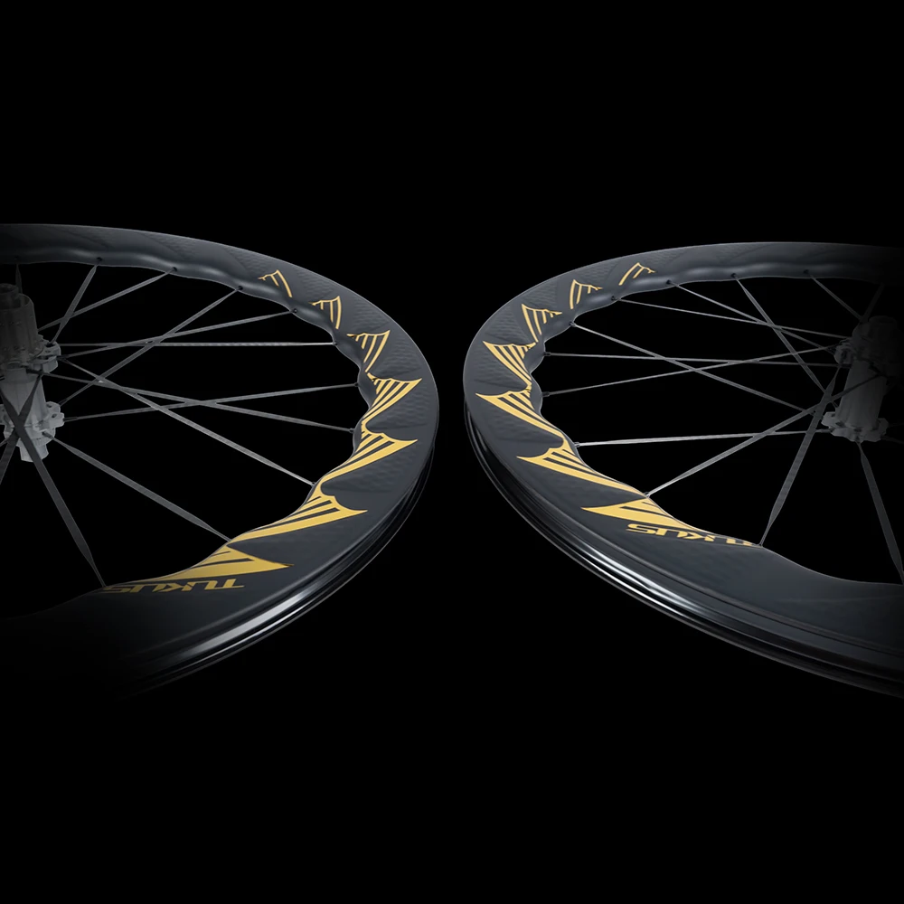 

TUKUS BLUEFIN TURBO SR Road Cycling Rims Carbon Wheelset Ceramic Bearing Ratchet 52T Special Aerodynamics Design Cyclist Wheels