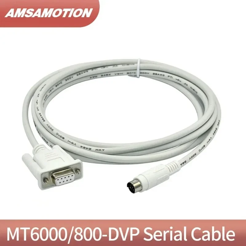 MT6000/MT8000-DVP For Weinview MT6000/8000 Series HMI Touch Screen Connect To Delta DVP PLC Programming Cable MT6071IP/IE 8071IP