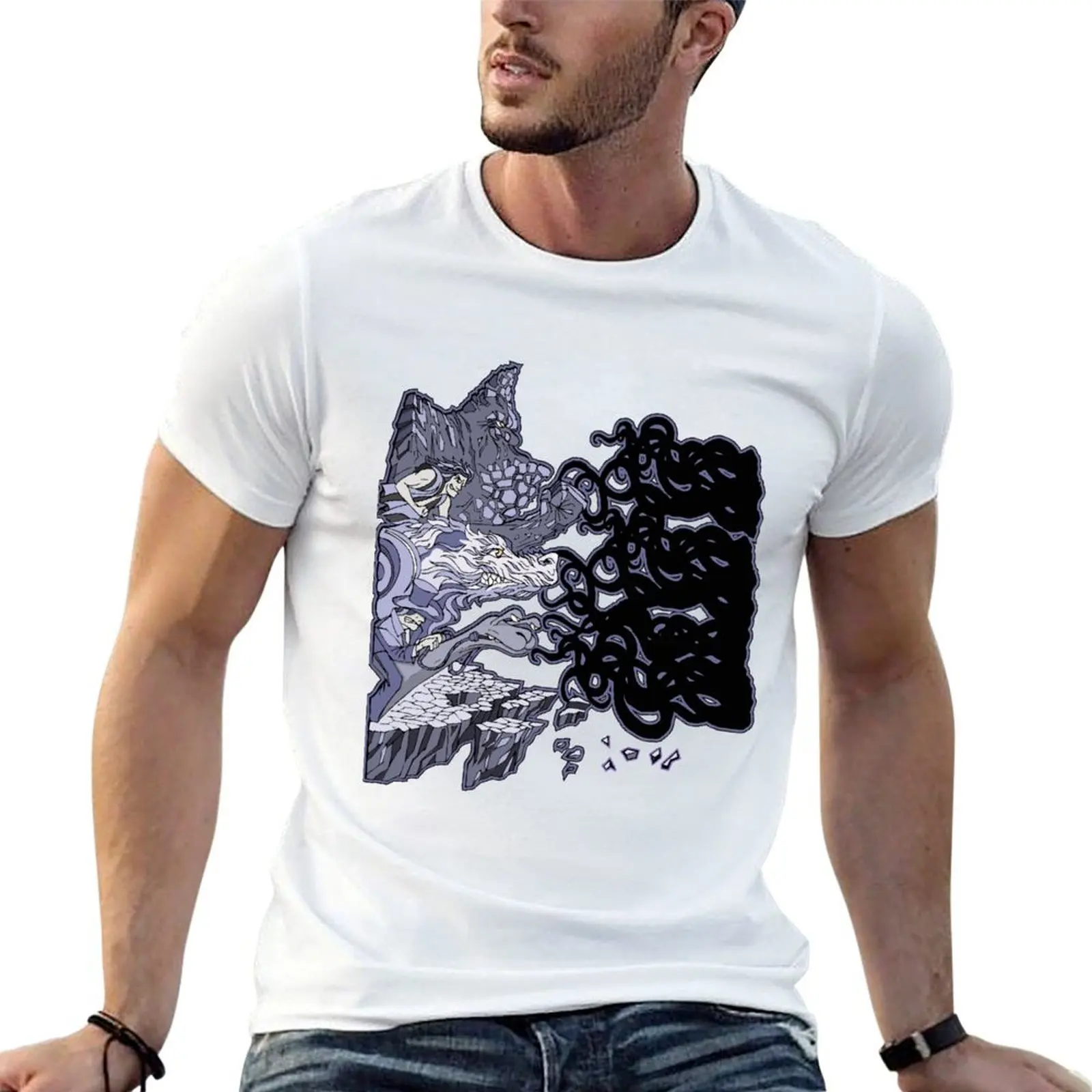 NeverEnding Story T-Shirt Casual Simple Design Short Sleeve Shirt