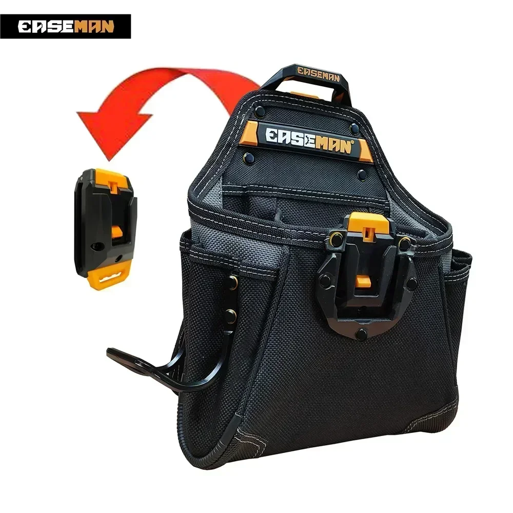 Carpenters Quick-hook High-quality Tool Belt Bag Man Gift Backpack Practical ProfessionalElectrician EASEMAN Heavy Duty Pouch