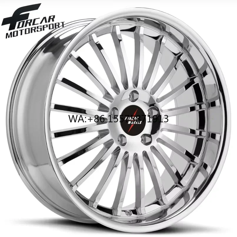 

Кованые легкосплавные диски Forcar Motorsport Custom для легковых автомобилей, двухсоставные, глянцевые, высококачественные, 16-24 дюйма