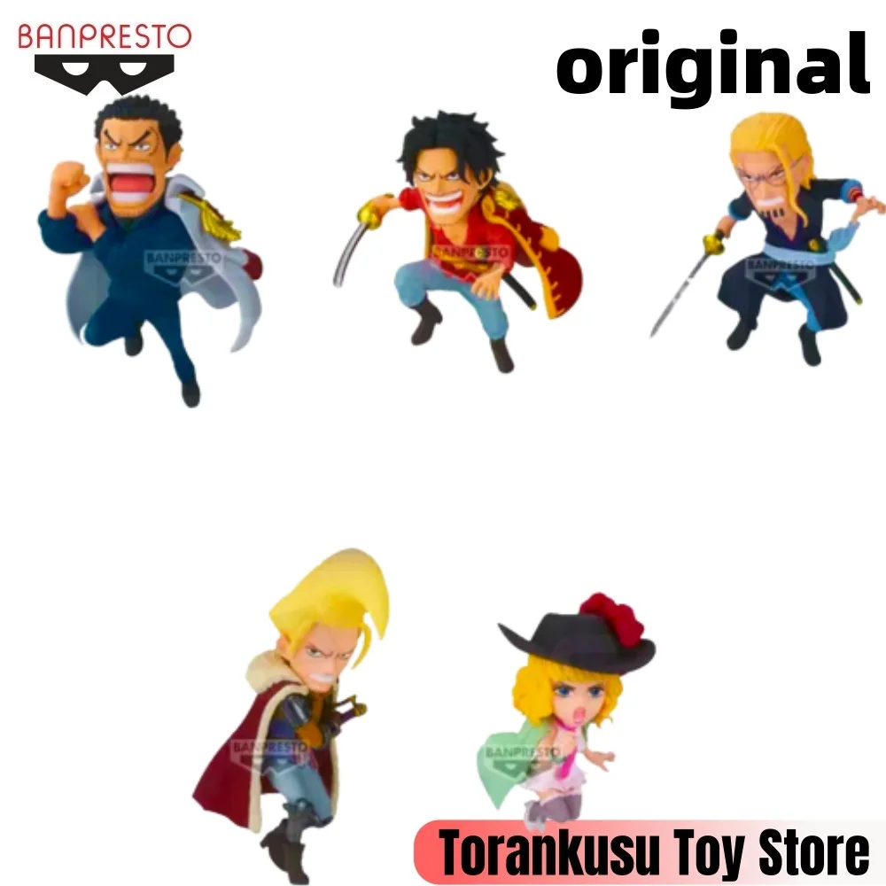 

Banpresto One Piece Roger & Rayleigh & Garp & Garling & Stussy Anime World Collectable Figure Action Figures Original Figurine