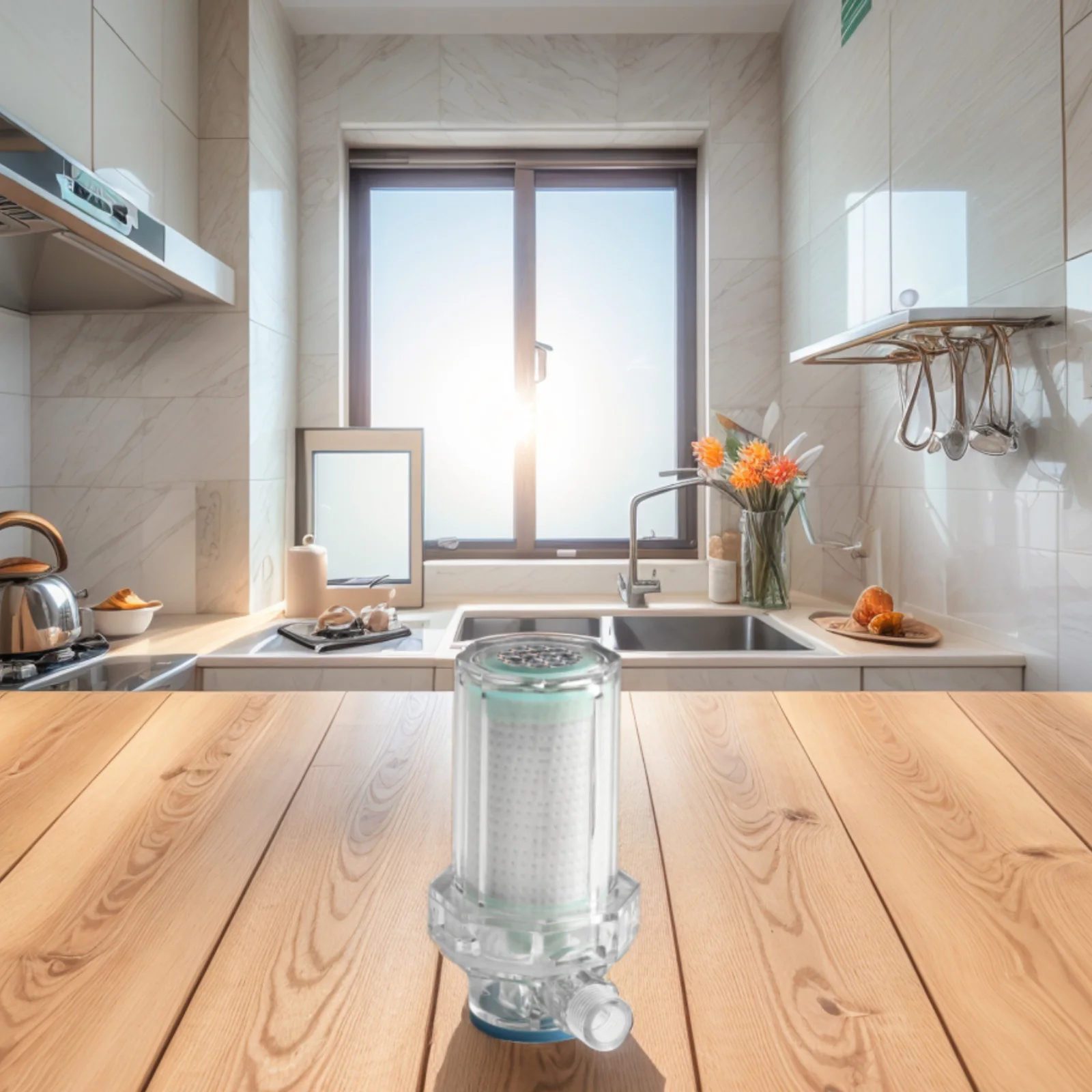 

Built-in Pp Filter Water Purifier Shower Water Small To Impurity For Washing Machine Water Heater Shower Household