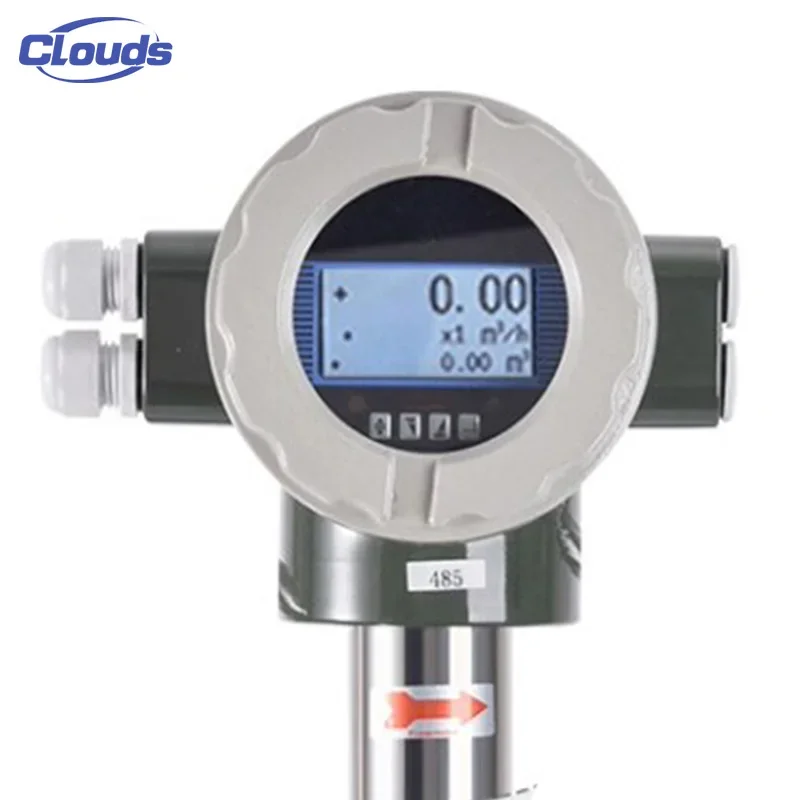 Clouds OEM ODM 4-20mA Modbus RS485 RS232 Hart Magnetic flow meter for liquid 2.5% accuracy plug-in Electromagnetic flowmeter