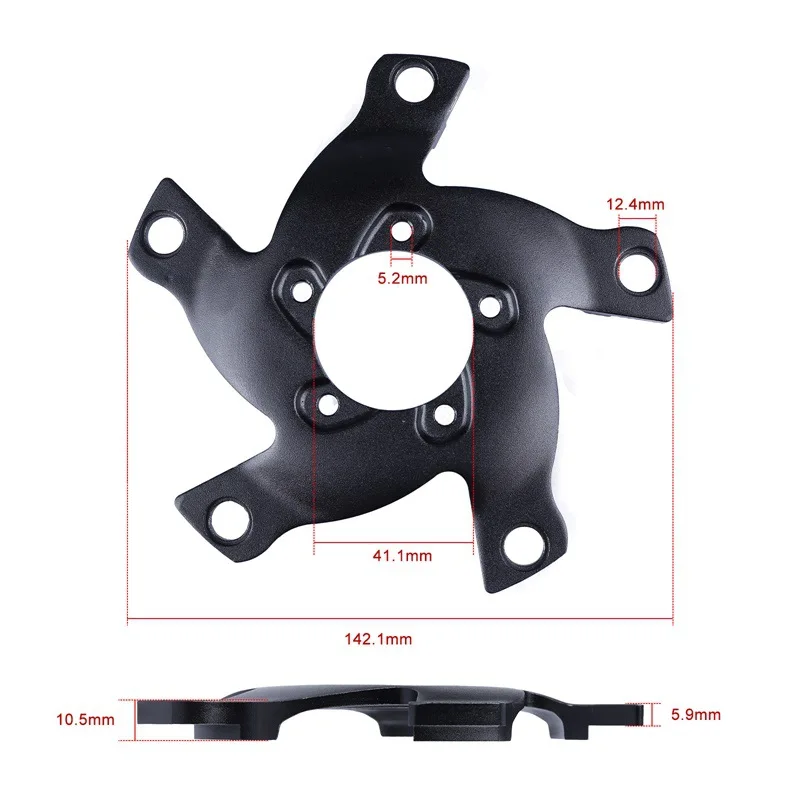 Bafang BBSHD 130BCD Chainring Spider Chain Ring Chairing Adapter eBike Mid Drive Motor Kits Bafang BBSHD 130BCD Chainring Spide