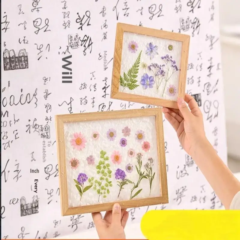 Paper Making Frame Screen DIY Wood Paper Making Papermaking Mould Crafts Handcraft Paper Recycling Tool