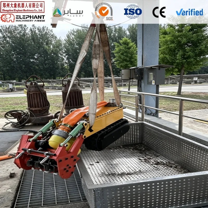 Fully Automatic Dredging Robot Intelligent Operation High Precision for Urban Drainage Ditch Cleaning
