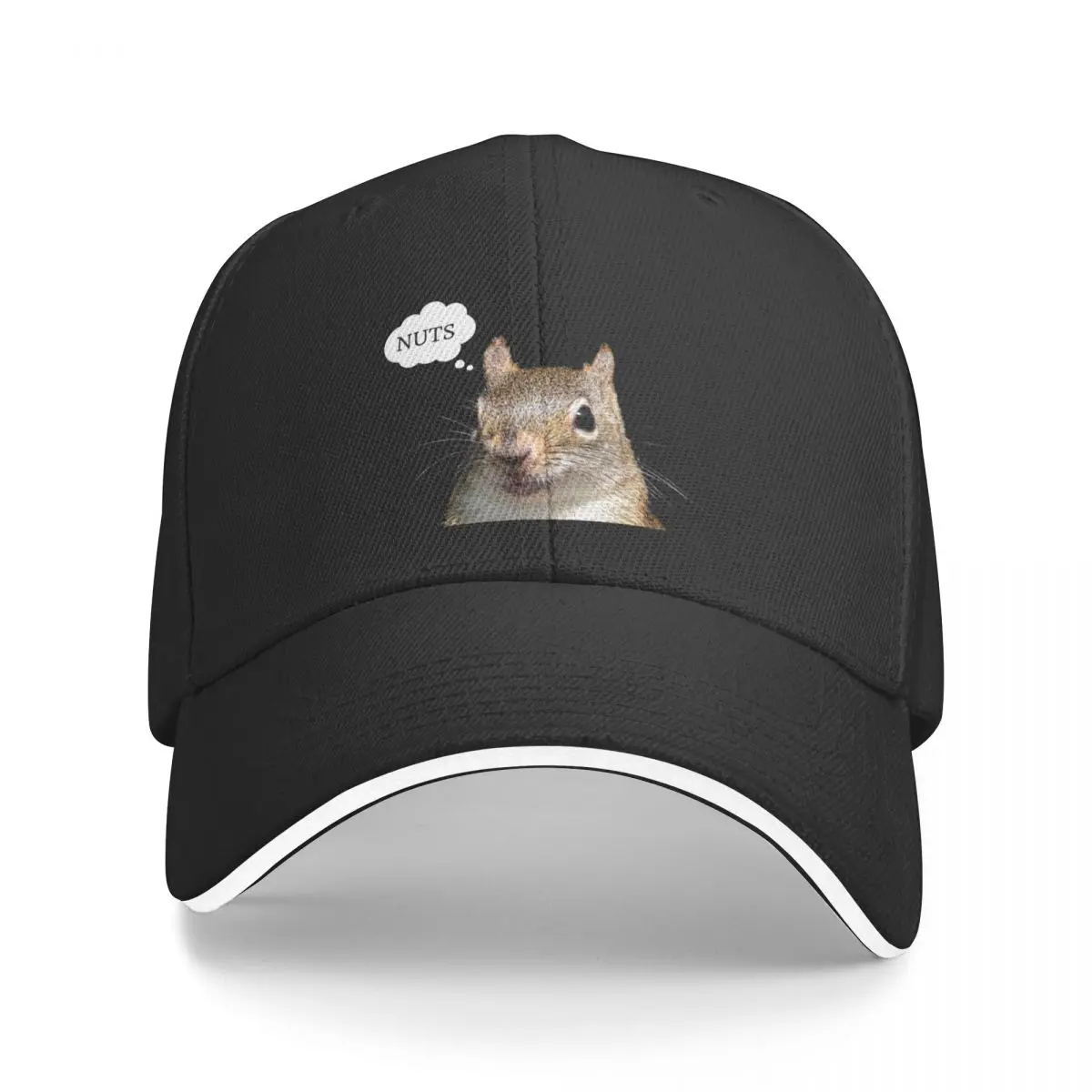 Squirrel say's Nuts Baseball Cap Luxury Brand Mountaineering Sun Hat For Children Hats For Women Men's